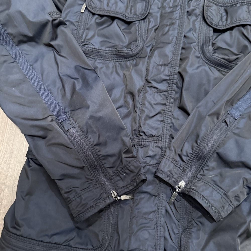 PARAJUMPERS WINDBREAKER Jacket Small Navy Color - Picture 2 of 16